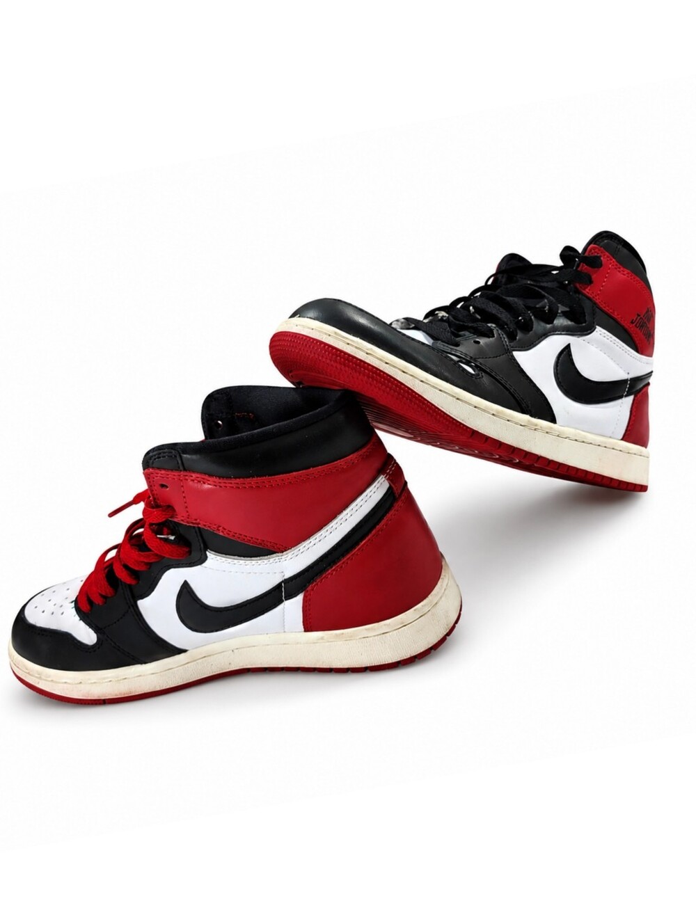 NIKE | Air Jordan 1 Retro High OG - Black Toe Reimagined - Picture 4 of 7